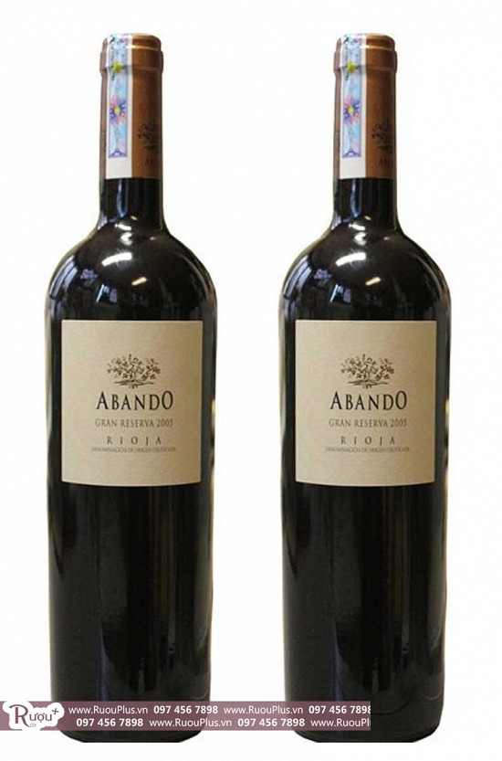Rượu vang Abando Gran Reserva