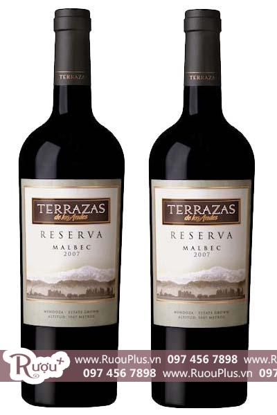 Rượu vang Argentina Terrazas Reserva Malbec Magnum