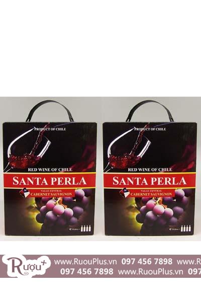 Rượu vang bịch Santa Perla 3L