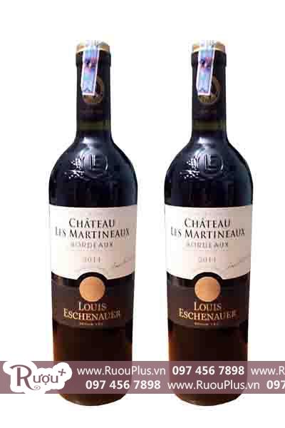 Rượu vang Chateau Les Martineaux Bordeaux