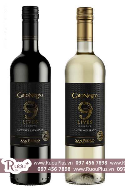 Rượu vang Chile Gato Negro 9 Lives Reserve