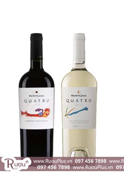 Rượu vang Chile MontGras Quatro - Blend