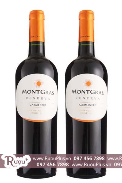 Rượu vang Chile MontGras Reserva Carmenere