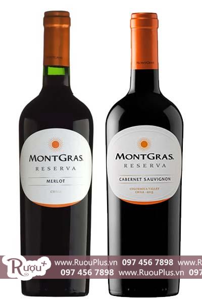 Rượu vang Chile MontGras Reserva