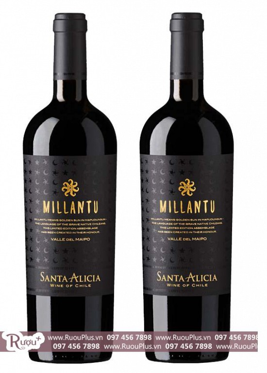 Rượu vang Chile Santa Alicia Millantu