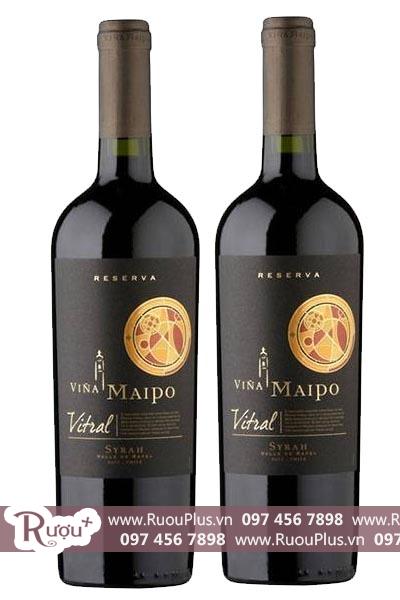 Rượu vang Chile Vitral Shiraz Reserva