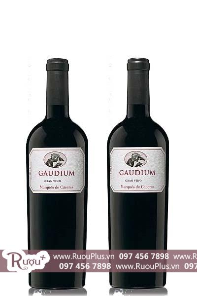 Rượu vang Vang Tây Ban Nha Gaudium Marques de Caceres