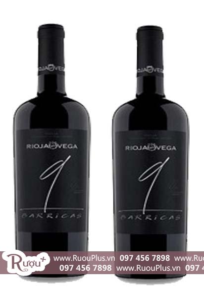 Rượu vang Vang Tây Ban Nha Rioja Vega 9 Barricas