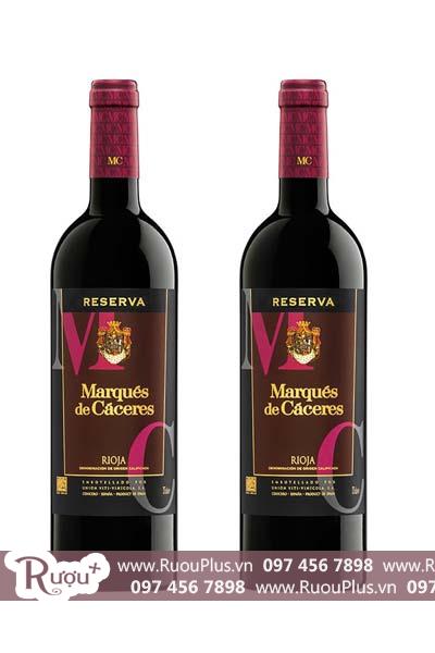 Rượu vang TBN Marques de Caceres Reserva Rioja DOC
