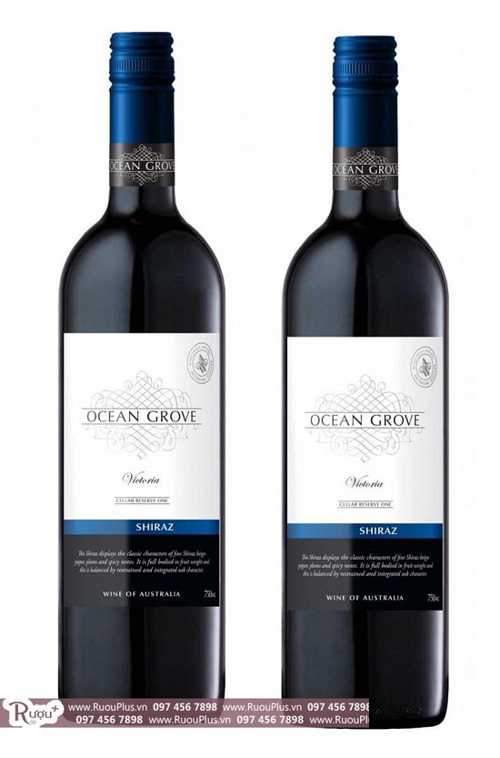 Rượu vang Úc Ocean Grove Shiraz giá rẻ đang sale