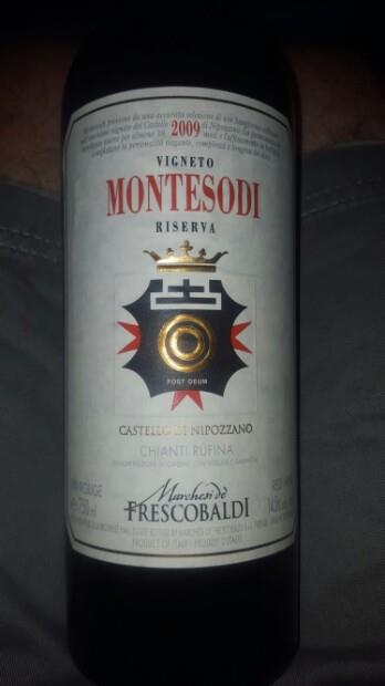 Rượu vang  Marchesi de Frescobaldi Montesodi Chianti Rùfina Riserva