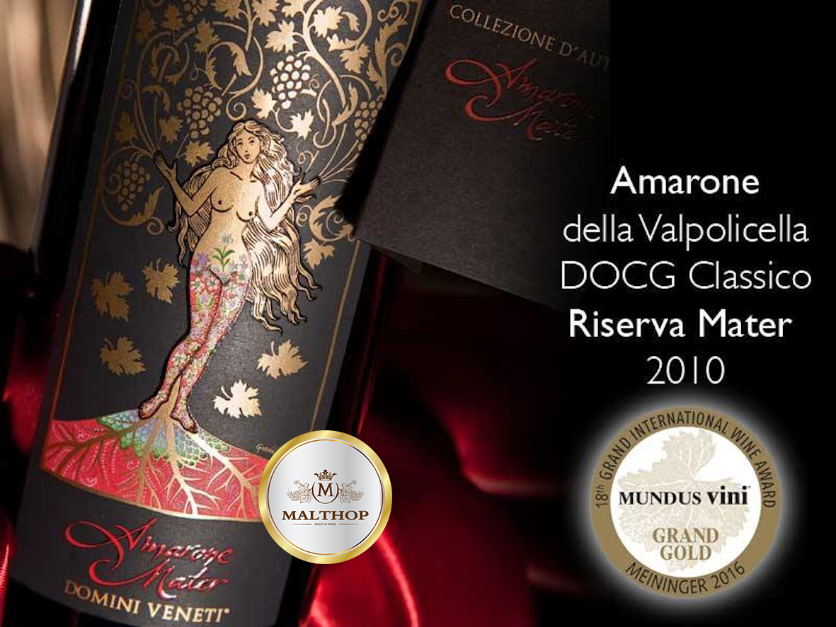 Rượu vang cao cấp Domini Veneti Amarone Mater - Rượu vang cô gái khỏa thân