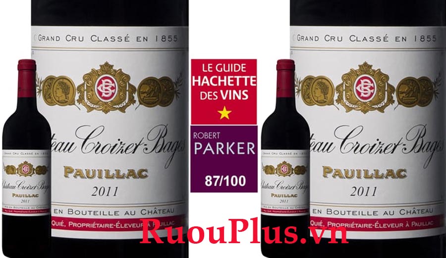 Rượu vang Pháp Château Croizet-Bages Pauillac Rouge 2011
