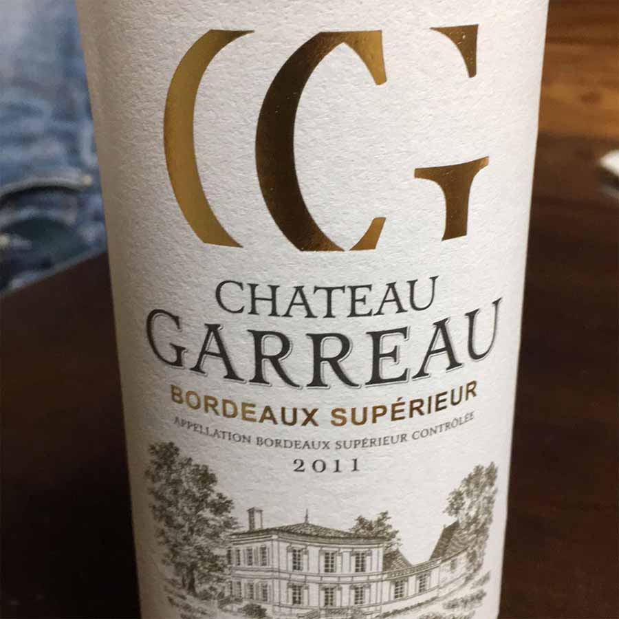 Káº¿t quáº£ hÃ¬nh áº£nh cho Chateau Garreau Bordeaux Superieur