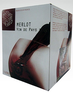 Vang Bịch Red Cube Vin De Pays Merlot
