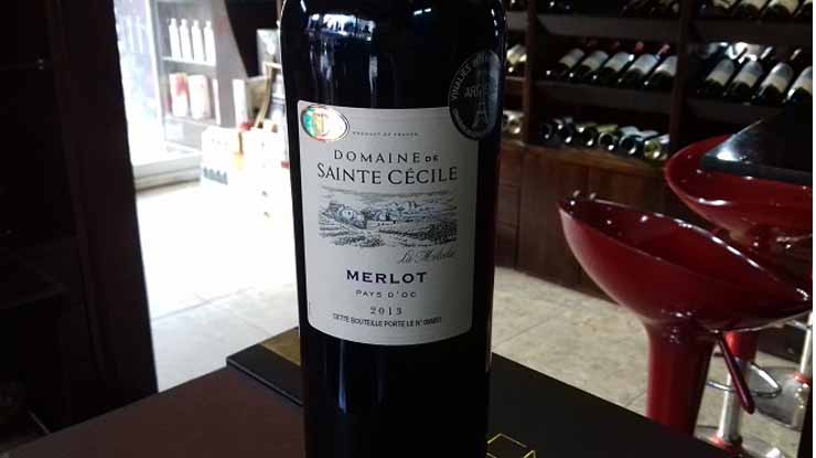 Rượu vang Pháp Domaine Sainte Cecile Merlot