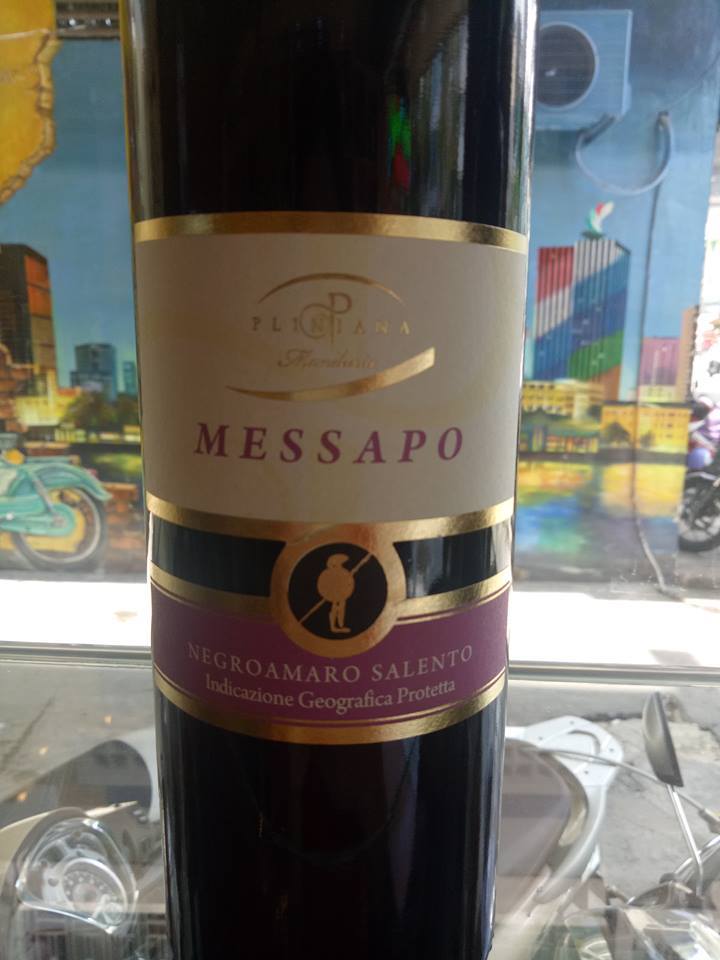 Rượu vang Ý Messapo Salento Negroamaro