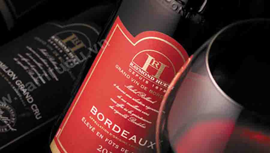 Rượu vang Bordeaux Raymond Huet Futs de Chene