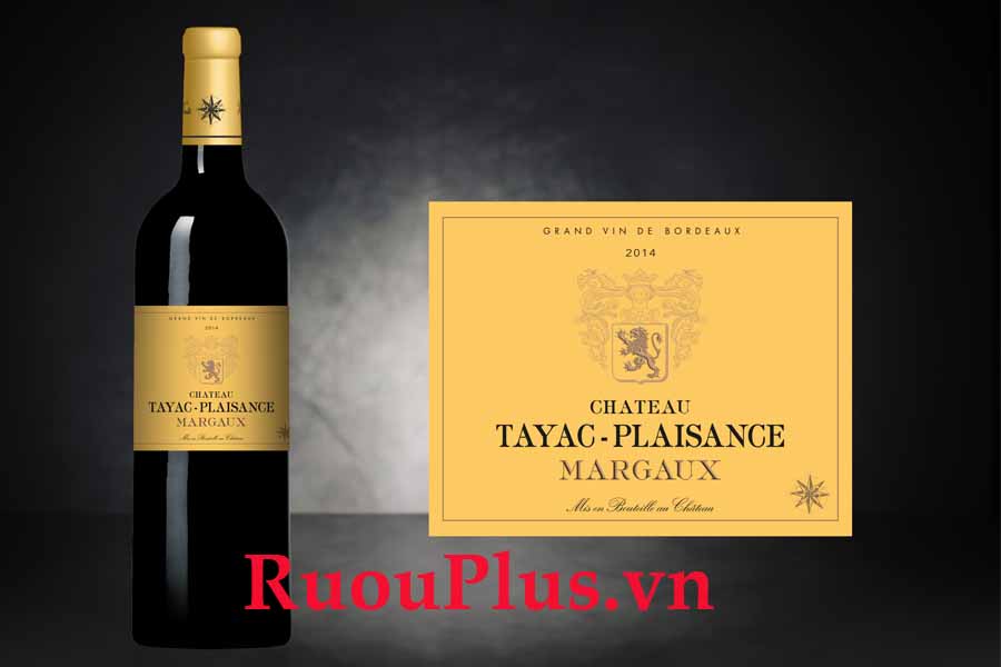 Rượu vang Pháp Chateau Tayac Plaisance Margaux Cru Bourgeois 2013
