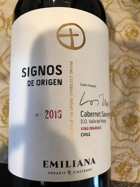 Rượu vang Chile Signos de Origen Cabernet Sauvignon