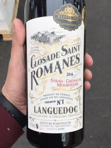 Rượu vang Closade Saint Romanes Syrah Grenache Mourvedre