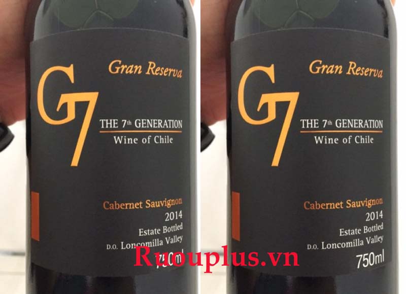 rượu vang G7 Gran Reserva