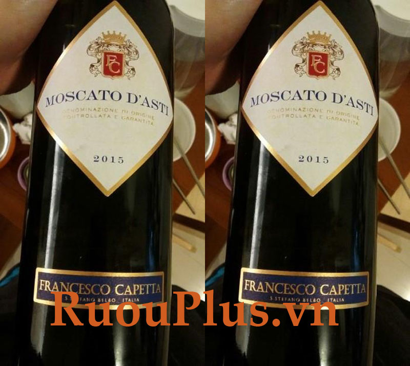 Rượu vang Moscato DAsti 2014 Francesco Capetta