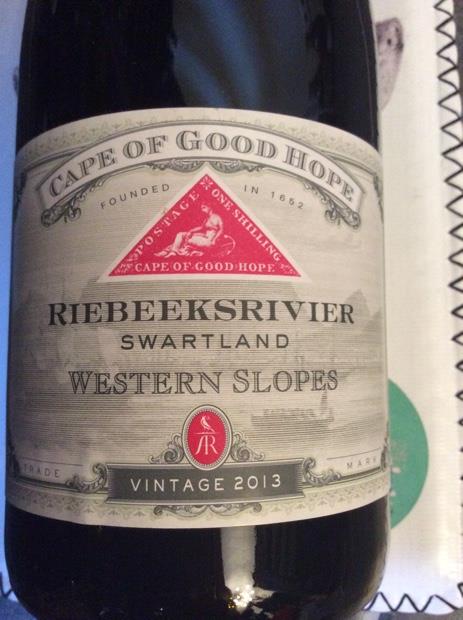 Rượu vang Nam Phi Cape Of Good Hope Riebeeksrivier Western Slopes