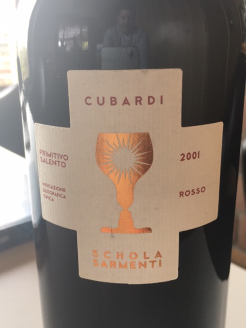 Rượu vang Ý Cubardi Primitivo Salento Rosso