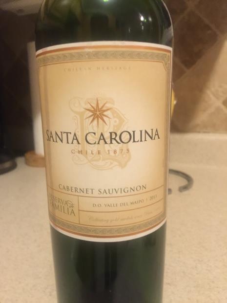 Rượu vang Chile Santa Carolina Reserva De Familia Cabernet Sauvignon