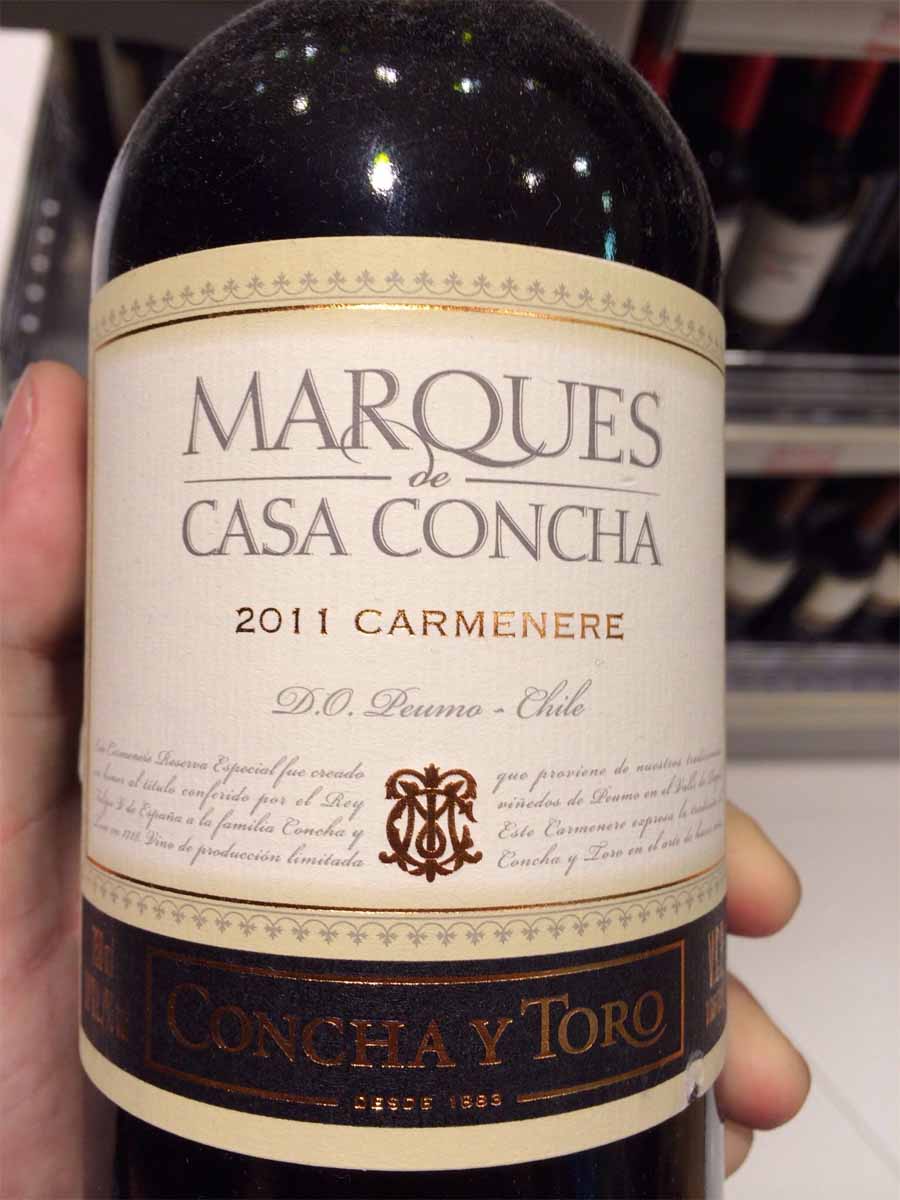 Rượu vang đỏ Chile Marques de Casa Concha Carmenere