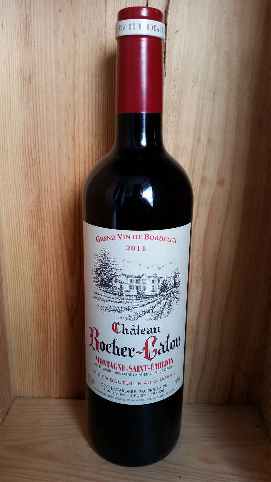 Rượu vang Pháp Chateau Rocher Calon, Montagne Saint Emilion