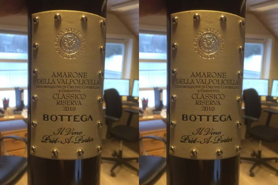 Rượu vang Ý Bottega Amarone Pret A Porter Riserva