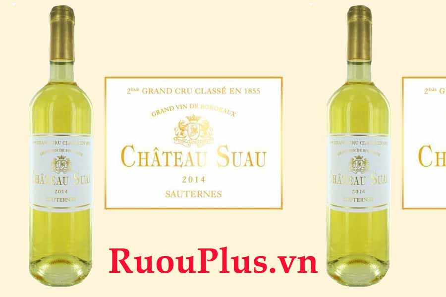 Vang Chateau Suau Sauternes Grand Cru Classe 2014