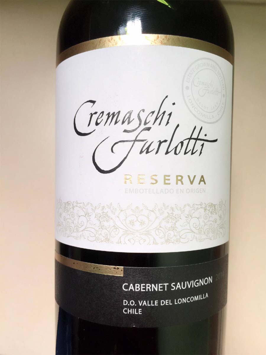Rượu vang Chile Cremaschi Reserva Cabernet Sauvignon