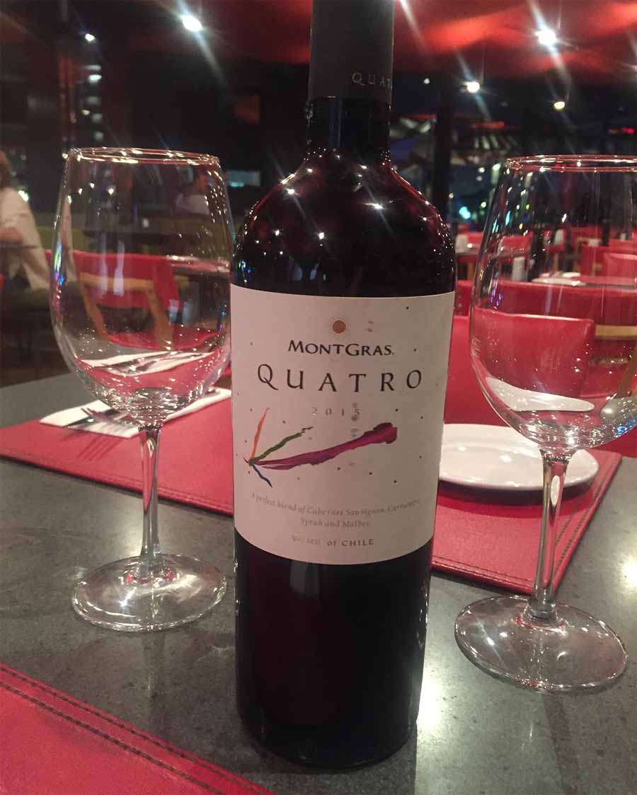 Rượu vang Chile MontGras Quatro - Blend Red