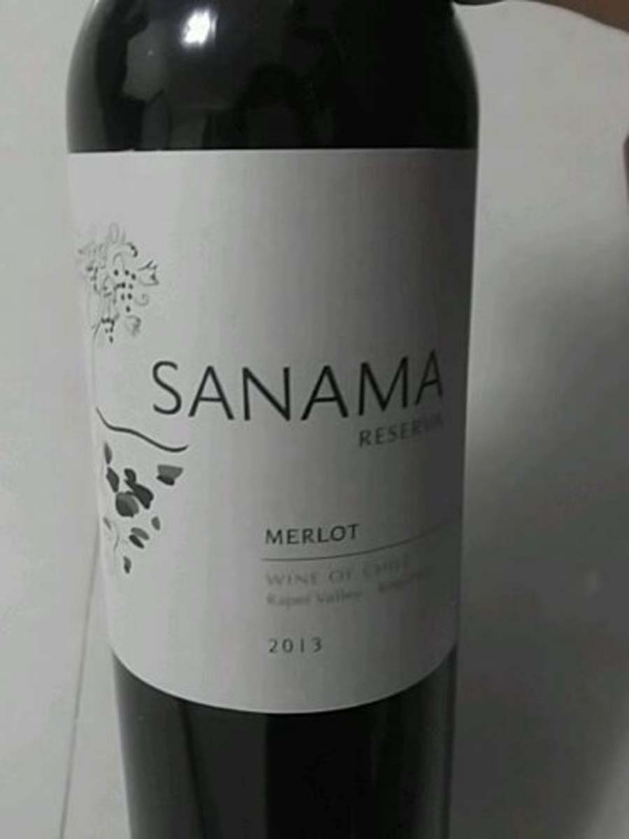 Rượu vang Chile Sanama Merlot