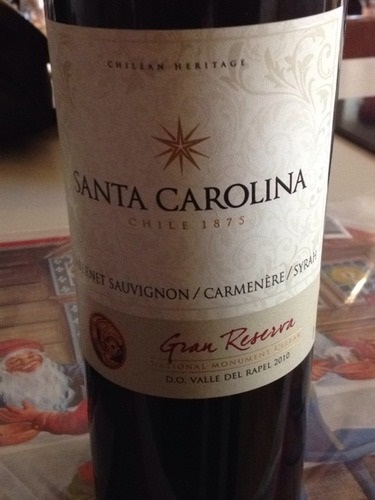 Rượu vang Chile Santa Carolina Gran Reserva Cabernet Sauvignon Carmenere Syrah
