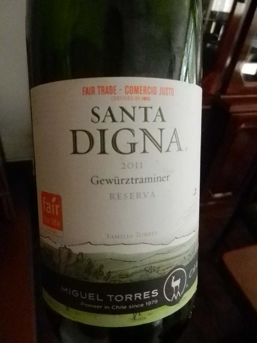 Rượu vang Chile Santa Digna Reserva Gewurztraminer 