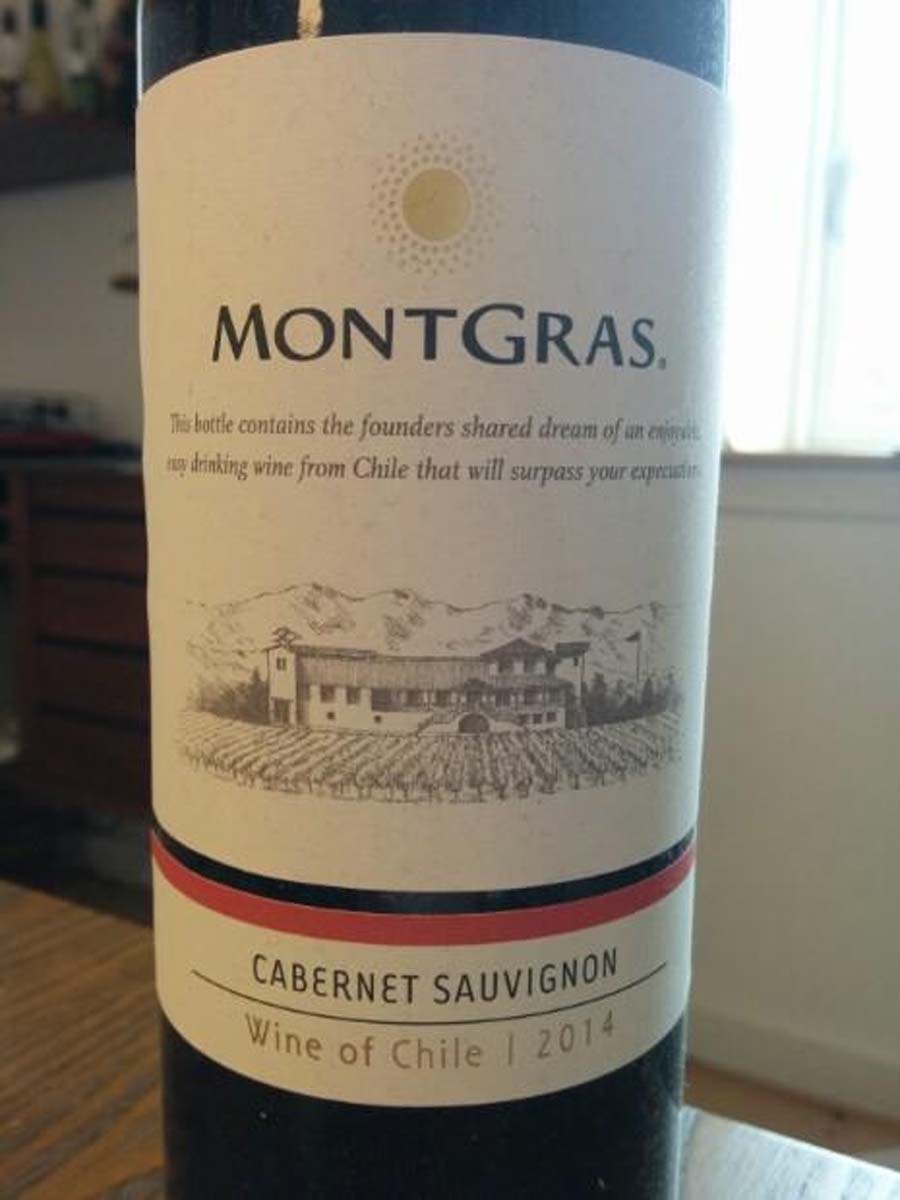 Rượu vang Chile MontGras Estate Cabernet Sauvignon