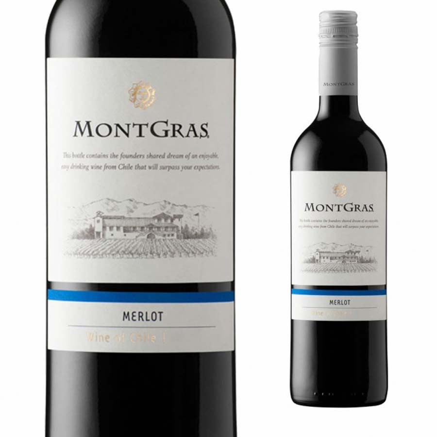 Rượu vang Chile MontGras Estate Merlot