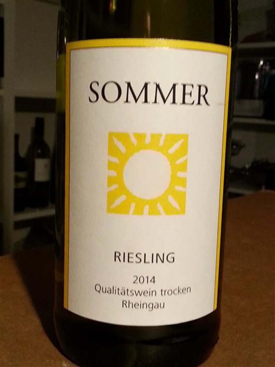 Rượu vang Đức Sommer Riesling