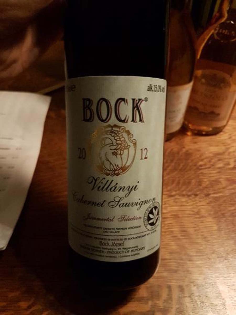 Rượu vang Hungary Bock Cabernet Sauvignon