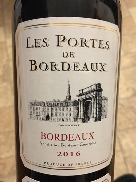 Rượu vang Pháp Les Portes de Bordeaux Rouge