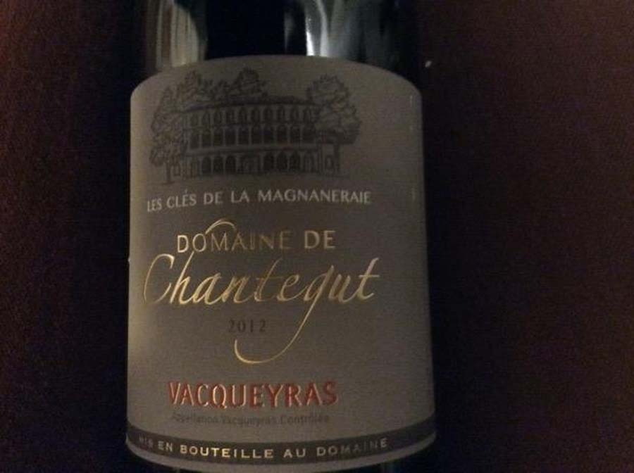 Rượu vang Pháp Vacqueyras Domaine de Chantegut