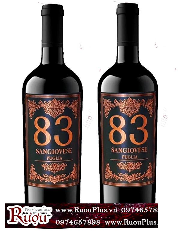 Rượu vang 83 Sangiovese Puglia IGT