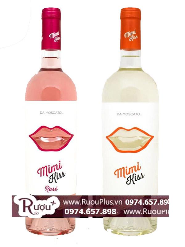 Rượu vang Mimi Kiss DA Moscato Rose - White