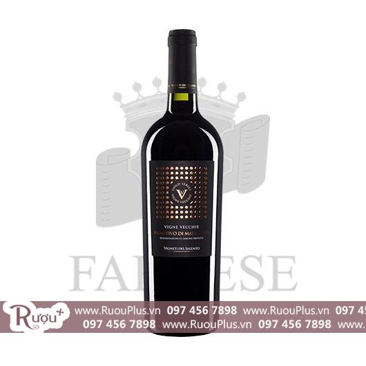 RƯỢU VANG Ý VIGNE VECCHIE PRIMITIVO DI MANDURIA