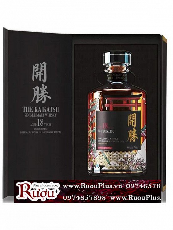 Rượu The Kaikatsu 18 Years Old Black 58%