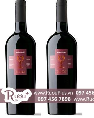 Rượu vang Ý Schola Sarmenti Armentino Rosso Salento